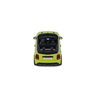 MINI JCW CABRIO ZESTY YELLOW C5H 2021 OttO mobile 1:18 Resinemodell (Türen, Motorhaube... nicht zu öffnen!)